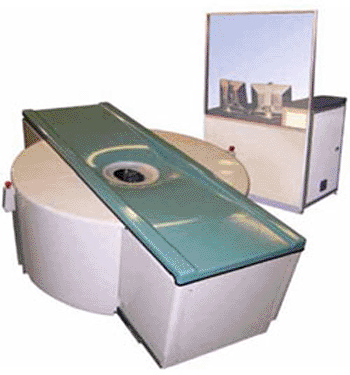 Image: The Koning breast CT system (Photo courtesy of Koning). Image: The Koning breast CT system (Photo courtesy of Koning).